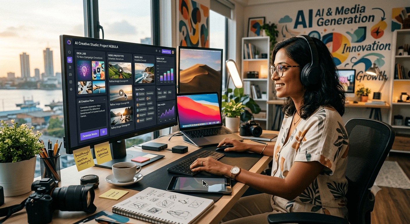 Overcoming Creative Bottlenecks: A Deep Dive into AI Content & Media Generation
